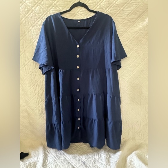 Plus Size Lightweight Summer Dress/Swim Cover Up - Picture 1 of 3